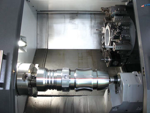 Heavy-Duty Live Tool Turret + C-Axis Control