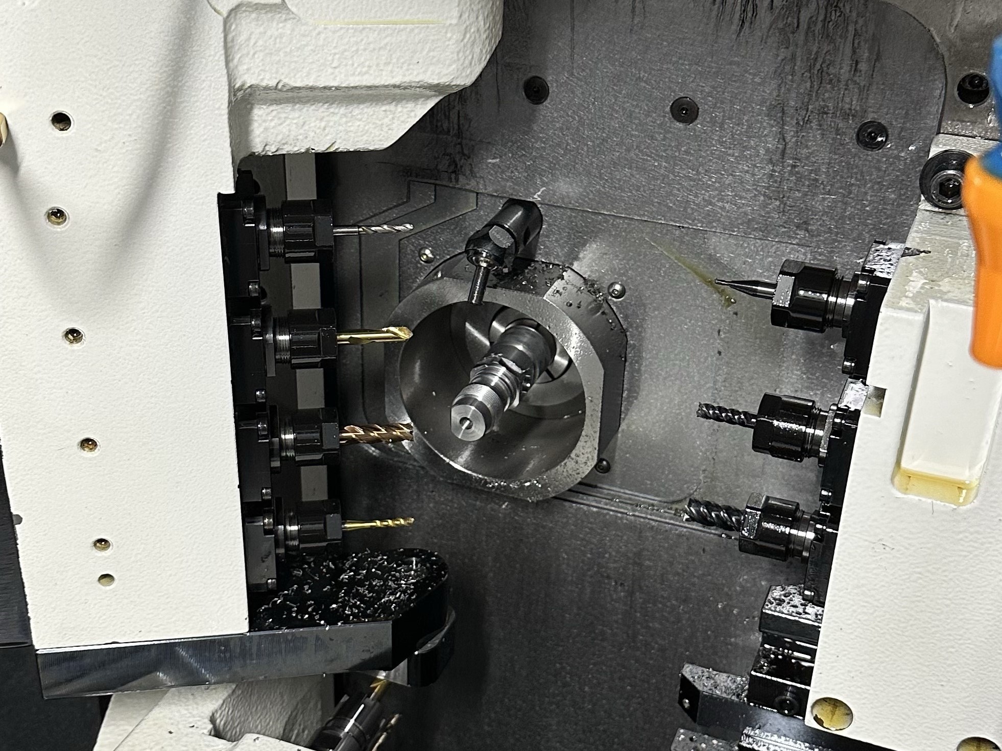 When Does a Swiss-Type Lathe Need a B-Axis?